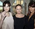 with Stella McCartney and Helena Christensen