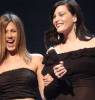 with Jennifer Aniston, at mtvICON, April 2002