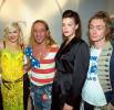 with Gwen Stefani, John Galliano and boyfriend Royston Langdon