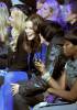 with mom Bebe Buell, Agyness Deyn and Estelle