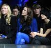 with mom Bebe Buell and Agyness Deyn