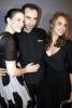 with Riccardo Tisci and sister Chelsea Tyler