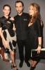with Riccardo Tisci and sister Chelsea Tyler