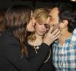 with Courtney Love and Riccardo Tisci