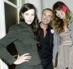 with Lou Doillon and Julian Macdonald - at Givenchy's Haute Couture Spring/Summer 2004 show, Paris, January 20th 2004