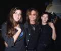 with sister Mia and dad Steven