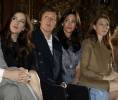 with Paul McCartney, Nancy Shevell, Elettra Rossellini and Lucie De La Falaisea
