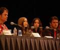 with Rainn Wilson, Ellen Page and Nathan Fillion