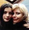 with mom Bebe Buell