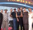 with Armageddon's cast and crew