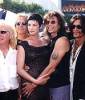 with Aerosmith - Brad Whitford, Tom Hamilton, dad Steven Tyler, Joe Perry and Joey Kramer