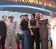 with Armageddon's cast and crew