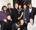 with LOTR cast and crew