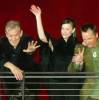 with Ian McKellen, Viggo Mortensen and Sean Astin