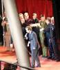 with LOTR cast and crew