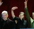 with Ian McKellen and Viggo Mortensen