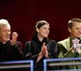 with Ian McKellen and Viggo Mortensen