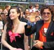 with Orlando Bloom