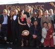 with LOTR cast and crew