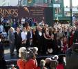with LOTR cast and crew