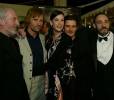 with Bernard Hill, Viggo Mortensen, Orlando Bloom and John Rhys-Davies