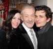 with Ian McKellen and Orlando Bloom