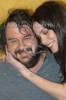 with Peter Jackson, at The Two Towers press conference, Paris, December 10th 2002