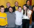 with the cast and crew of Lord of the Rings