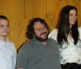with Elijah Wood and Peter Jackson