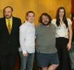 with LOTR cast and crew