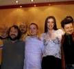 with LOTR cast and crew