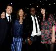 with Ryan Seacrest, Randy Jackson and dad Steven Tyler