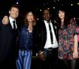 with Ryan Seacrest, Randy Jackson and dad Steven Tyler