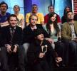 with Elijah Wood, Billy Boyd, Dominic Monaghan and Sean Astin - at MTV TRL, December 16th 2003