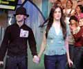 with Dominic Monaghan