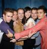 with Dominic Monaghan, Sean Astin, Billy Boyd, Elijah Wood and Orlando Bloom - at MTV TRL