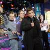 with Elijah Wood, Dominic Monaghan and Sean Astin
