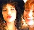 with mom - Bebe Buell