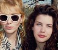 with mom - Bebe Buell