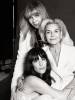 with mom Bebe Buell and grandmother Dorothea Johnson
