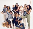 with Leo, Cass, Ali and Mae Bird, Candice Swanepoel, Anacã Nicoli, Ioni Conran, Coco Rocha, Hunter Bell and Jurnee Smollett-Bell and Sailor and Lula