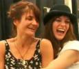 from the photoshoot - with Helena Christensen