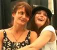 from the photoshoot - with Helena Christensen