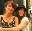 from the photoshoot - with Helena Christensen