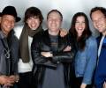 with Terence Howard, Christopher Gorham, Matthew Chapman and Patrick Wilson at The Samsung Galaxy Tab Lift