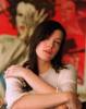 Liv Tyler photographed at Da Silvano, a restaurant in New York City, April 4, 2001.
