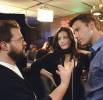 On the set - with Kevin Smith and Ben Affleck