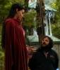 On the set - with Peter Jackson