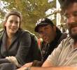 On the set - with Peter Jackson