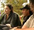 On the set - with Peter Jackson